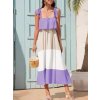 Šaty dlouhé na ramínka dámské pruhy (S/M/L/XL ONE SIZE) ITALSKÁ MÓDA IMD22529