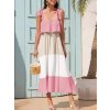 Šaty dlouhé na ramínka dámské pruhy (S/M/L/XL ONE SIZE) ITALSKÁ MÓDA IMD22529
