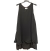 Šaty šifonové bez rukávů dámské (S/M/L ONE SIZE) ITALSKá MóDA IM322103/DR (Velikost M/L, Barva zelená mintova)