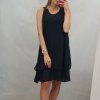 Šaty šifonové bez rukávů dámské (S/M/L ONE SIZE) ITALSKá MóDA IM322103/DR (Velikost M/L, Barva zelená mintova)