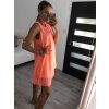 Šaty šifonové bez rukávů dámské (S/M/L ONE SIZE) ITALSKá MóDA IM322103/DR (Velikost M/L, Barva zelená mintova)