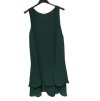 Šaty šifonové bez rukávů dámské (S/M/L ONE SIZE) ITALSKá MóDA IM322103/DR (Velikost M/L, Barva zelená mintova)