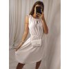 Šaty letní s kabelkou bez rukávu dámské (S/M ONE SIZE) ITALSKá MóDA IM422601/DR (Velikost S/M/L, Barva Černá)