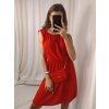 Šaty letní s kabelkou bez rukávu dámské (S/M ONE SIZE) ITALSKá MóDA IM422601/DR (Velikost S/M/L, Barva Černá)