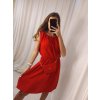 Šaty letní s kabelkou bez rukávu dámské (S/M ONE SIZE) ITALSKá MóDA IM422601/DR (Velikost S/M/L, Barva Černá)