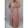 Šaty elegantní společenské dlouhé na ramínka dámské Patricie (XS/S/M/L ONE SIZE) ITALSKÁ MÓDA IM322045/DR