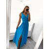 Šaty elegantní společenské dlouhé na ramínka dámské Patricie (XS/S/M/L ONE SIZE) ITALSKÁ MÓDA IM322045/DR