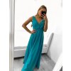 Šaty elegantní společenské dlouhé na ramínka dámské Patricie (XS/S/M/L ONE SIZE) ITALSKÁ MÓDA IM322045/DR