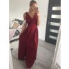 Šaty elegantní společenské dlouhé na ramínka dámské Patricie (XS/S/M/L ONE SIZE) ITALSKÁ MÓDA IM322045/DR