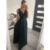 Šaty elegantní společenské dlouhé na ramínka dámské Patricie (XS/S/M/L ONE SIZE) ITALSKÁ MÓDA IM322045/DR (Velikost M/L, Barva červená)