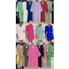 Šaty oversize elegantní s páskem krátký rukáv dámské (S/M/L/XL ONE SIZE) ITALSKÁ MÓDA IMWB22191/DR (Velikost S/M/L, Barva Černá)