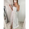 Šaty dlouhé elegantní saténové na ramínka dámské (S/M ONE SIZE) ITALSKÁ MÓDA IMM2222611LS/DR