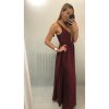 Šaty dlouhé společenské saténové na ramínka dámské Elisabet (XS/S/M/L ONE SIZE) ITALSKÁ MÓDA IMM22360/DR (Velikost S/M/L, Barva zelená smaragdová)