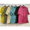 Kabát/Bunda prodloužená tenká jarní dámská (S/M/L ONE SIZE) ITALSKÁ MÓDA IM421975/DR (Velikost M/L, Barva béžová)