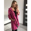 Kabát/Bunda prodloužená tenká jarní dámská (S/M/L ONE SIZE) ITALSKÁ MÓDA IM421975/DR (Velikost M/L, Barva béžová)