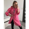 Kabát/Bunda prodloužená tenká jarní dámská (S/M/L ONE SIZE) ITALSKÁ MÓDA IM421975/DR (Velikost M/L, Barva béžová)