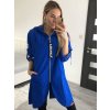 Kabát/Bunda prodloužená tenká jarní dámská (S/M/L ONE SIZE) ITALSKÁ MÓDA IM421975/DR (Velikost M/L, Barva béžová)