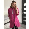 Kabát/Bunda prodloužená tenká jarní dámská (S/M/L ONE SIZE) ITALSKÁ MÓDA IM421975/DR (Velikost M/L, Barva béžová)