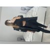 Kabát/Bunda prodloužená tenká jarní dámská (S/M/L ONE SIZE) ITALSKÁ MÓDA IM421975/DR (Velikost M/L, Barva béžová)
