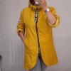 Kabát/Bunda prodloužená tenká jarní dámská (S/M/L ONE SIZE) ITALSKÁ MÓDA IM421975/DR (Velikost M/L, Barva béžová)