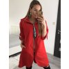 Kabát/Bunda prodloužená tenká jarní dámská (S/M/L ONE SIZE) ITALSKÁ MÓDA IM421975/DR (Velikost M/L, Barva béžová)