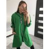 Kabát/Bunda prodloužená tenká jarní dámská (S/M/L ONE SIZE) ITALSKÁ MÓDA IM421975/DR (Velikost M/L, Barva béžová)