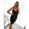 Šaty šifonové letní na ramínka dámské (S/M ONE SIZE) ITALSKá MóDA IM322110/DR