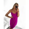 Šaty šifonové letní na ramínka dámské (S/M ONE SIZE) ITALSKá MóDA IM322110/DR
