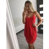 Šaty šifonové letní na ramínka dámské (S/M ONE SIZE) ITALSKá MóDA IM322110/DR