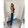 Overal dlouhý letní variabilní zavazování icecool dámské (S/M ONE SIZE) ITALSKÁ MÓDA IMM22377/DR (Velikost S/M/L, Barva Černá)