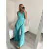 Overal dlouhý letní variabilní zavazování icecool dámské (S/M ONE SIZE) ITALSKÁ MÓDA IMM22377/DR (Velikost S/M/L, Barva Černá)