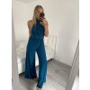 Overal dlouhý letní variabilní zavazování icecool dámské (S/M ONE SIZE) ITALSKÁ MÓDA IMM22377/DR (Velikost S/M/L, Barva Černá)