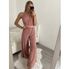 Overal dlouhý letní variabilní zavazování icecool dámské (S/M ONE SIZE) ITALSKÁ MÓDA IMM22377/DR (Velikost S/M/L, Barva Černá)