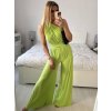 Overal dlouhý letní variabilní zavazování icecool dámské (S/M ONE SIZE) ITALSKÁ MÓDA IMM22377/DR (Velikost S/M/L, Barva Černá)