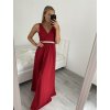 Šaty elegantní společenské na ramínka dámské (S/M ONE SIZE) ITALSKÁ MÓDA IMM22fs52571 (Velikost S/M/L, Barva Černá)