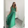 Šaty elegantní společenské na ramínka dámské (S/M ONE SIZE) ITALSKÁ MÓDA IMM22fs52571 (Velikost S/M/L, Barva Černá)