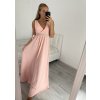 Šaty elegantní společenské na ramínka dámské (S/M ONE SIZE) ITALSKÁ MÓDA IMM22fs52571 (Velikost S/M/L, Barva Černá)