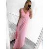Šaty elegantní společenské na ramínka dámské (S/M ONE SIZE) ITALSKÁ MÓDA IMM22fs52571 (Velikost S/M/L, Barva Černá)