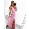 Šaty elegantní společenské na ramínka dámské (S/M ONE SIZE) ITALSKÁ MÓDA IMM22fs52571 (Velikost S/M/L, Barva Černá)