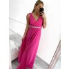 Šaty elegantní společenské na ramínka dámské (S/M ONE SIZE) ITALSKÁ MÓDA IMM22fs52571 (Velikost S/M/L, Barva Černá)