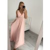 Šaty elegantní společenské na ramínka dámské (S/M ONE SIZE) ITALSKÁ MÓDA IMM22fs52571 (Velikost S/M/L, Barva Černá)