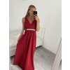 Šaty elegantní společenské na ramínka dámské (S/M ONE SIZE) ITALSKÁ MÓDA IMM22fs52571 (Velikost S/M/L, Barva Černá)