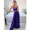 Šaty elegantní společenské na ramínka dámské (S/M ONE SIZE) ITALSKÁ MÓDA IMM22fs52571 (Velikost S/M/L, Barva Černá)