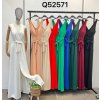 Šaty elegantní společenské na ramínka dámské (S/M ONE SIZE) ITALSKÁ MÓDA IMM22fs52571 (Velikost S/M/L, Barva Černá)