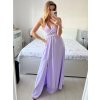 Šaty elegantní společenské na ramínka dámské (S/M ONE SIZE) ITALSKÁ MÓDA IMM22fs52571 (Velikost S/M/L, Barva Černá)