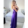 Šaty elegantní společenské na ramínka dámské (S/M ONE SIZE) ITALSKÁ MÓDA IMM22fs52571 (Velikost S/M/L, Barva Černá)