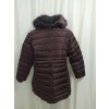 Bunda s kapucí dámská nadrozměr (4XL-8XL) BESS222251 vínová (Velikost 4XL, Barva vínová)