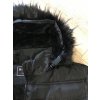 Bunda s kapucí dámská nadrozměr (4XL-8XL) BESS222251 černá (Velikost 4XL, Barva Černá)