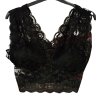 Top/tílko krajkový bez rukávu dámské (S/M ONE SIZE) ITALSKÁ MÓDA IMPBB221148sl/DR (Velikost S/M/L, Barva Černá)