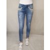Rifle jeans dlouhé dámské (XS-XL) JEWELLY LEXXURY MA522L8044/DR
